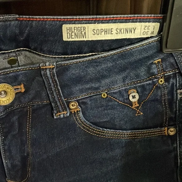Tommy Hilfiger Sophie skinny blue denims, waist 30 - Picture 3 of 6